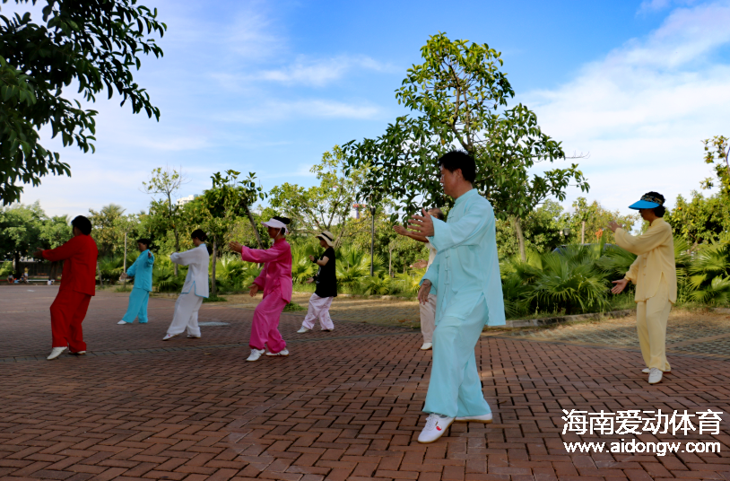 ?？诎咨抽T公園全民健身故事：海歸美女跑步塑身材 太極師母八年堅持