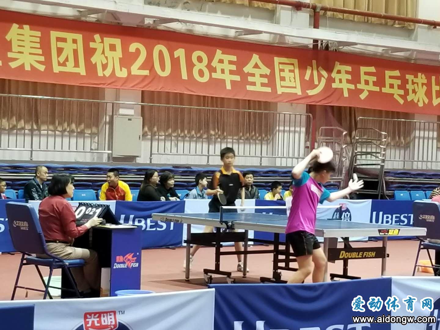 全國乒乓球錦標賽(U13組)暨全國少年乒乓球比賽(南方賽區(qū))海南選手林詩棟闖進決賽