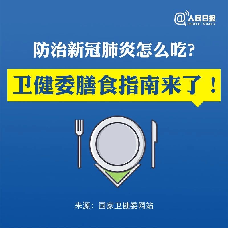 防治新冠肺炎怎么吃？這份膳食指南請收好