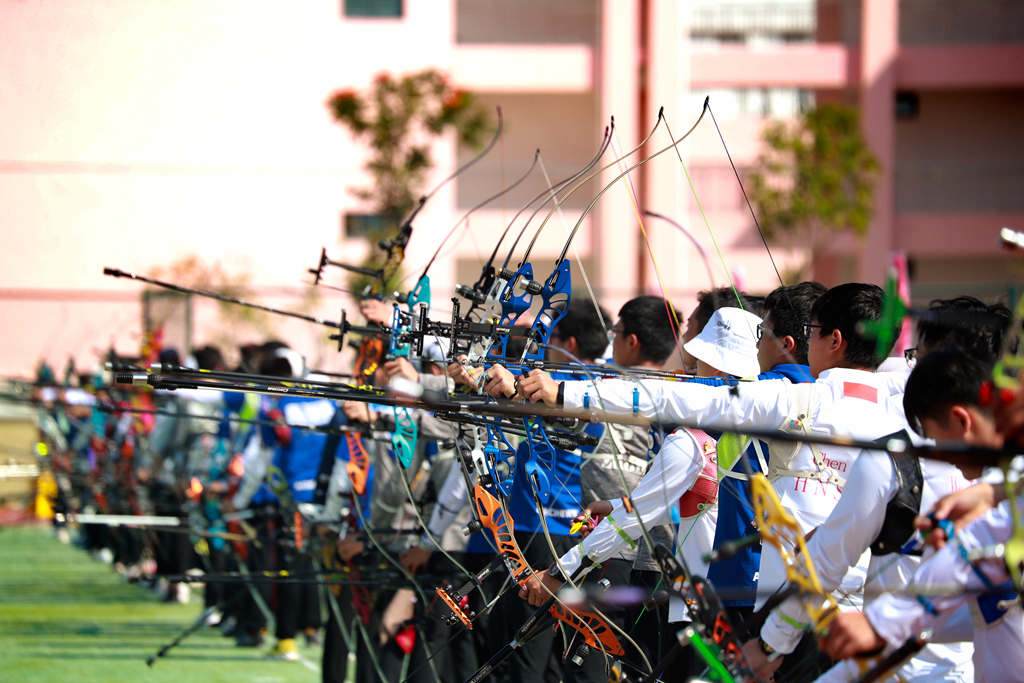 這個(gè)全國(guó)賽事海南東方連辦兩年！2022年全國(guó)射箭冠軍賽開(kāi)弓